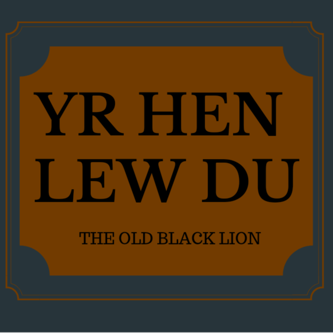 Yr Hen Lew Du / The Old Black Lion logo